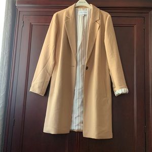 Long beige blazer